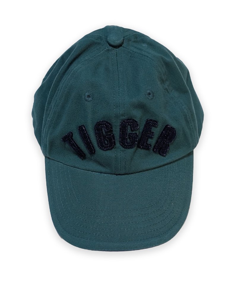 Vintage Disney Store "Tigger" Dark Green Navy Blue Baseball Cap Kid's Children's